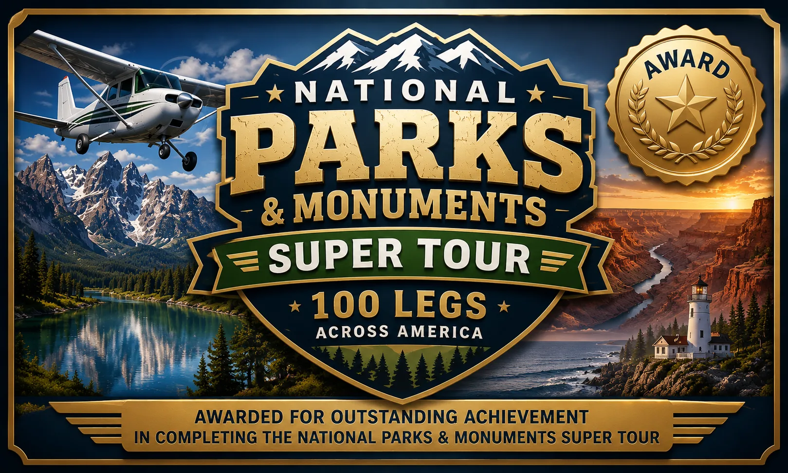 National Parks & Monument Tour award
