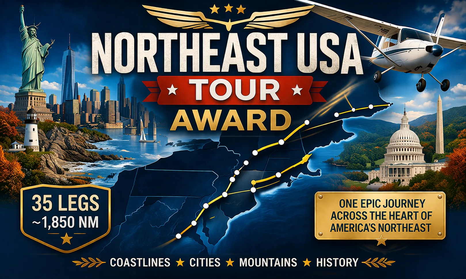 Northeast USA Tour award