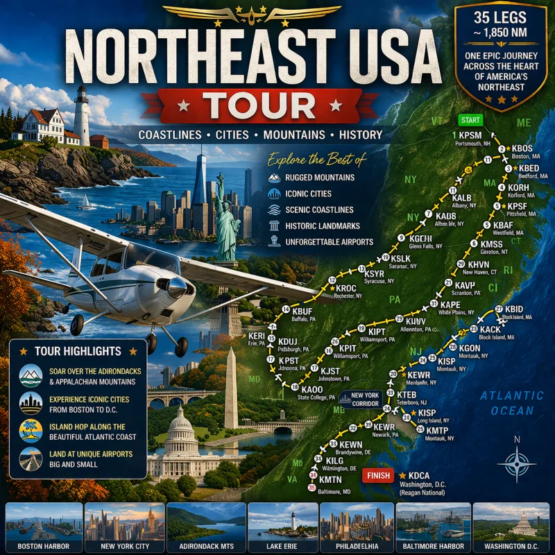 Northeast USA Tour tour poster