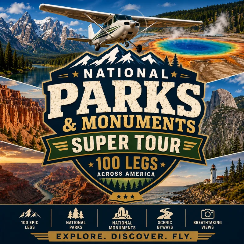 National Parks & Monument Tour tour poster